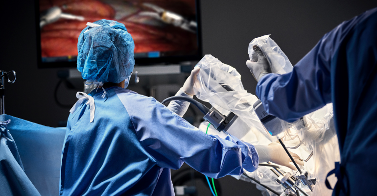 Système de chirurgie robotique Intuitif Surgical da Vinci