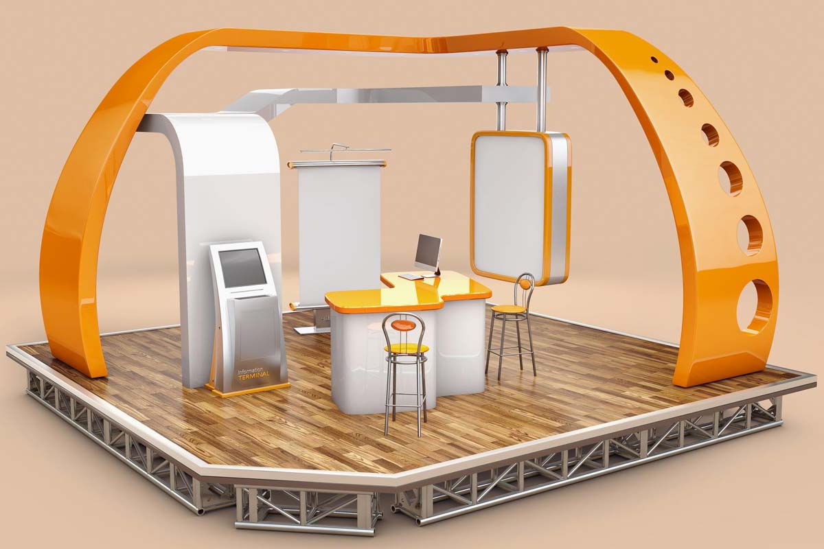 stand modulaire pour salon professionnel