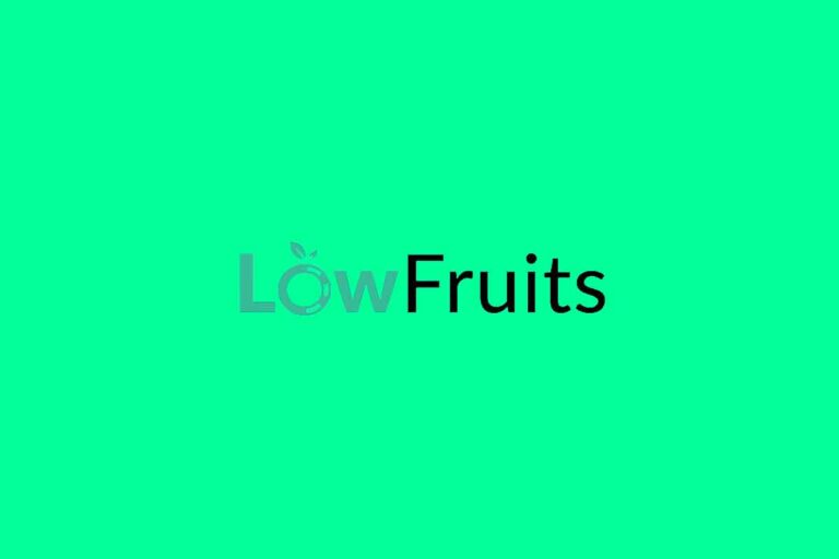 LowFruits : Guide du meilleur outil de recherche de mots-clés pour des niches rentables