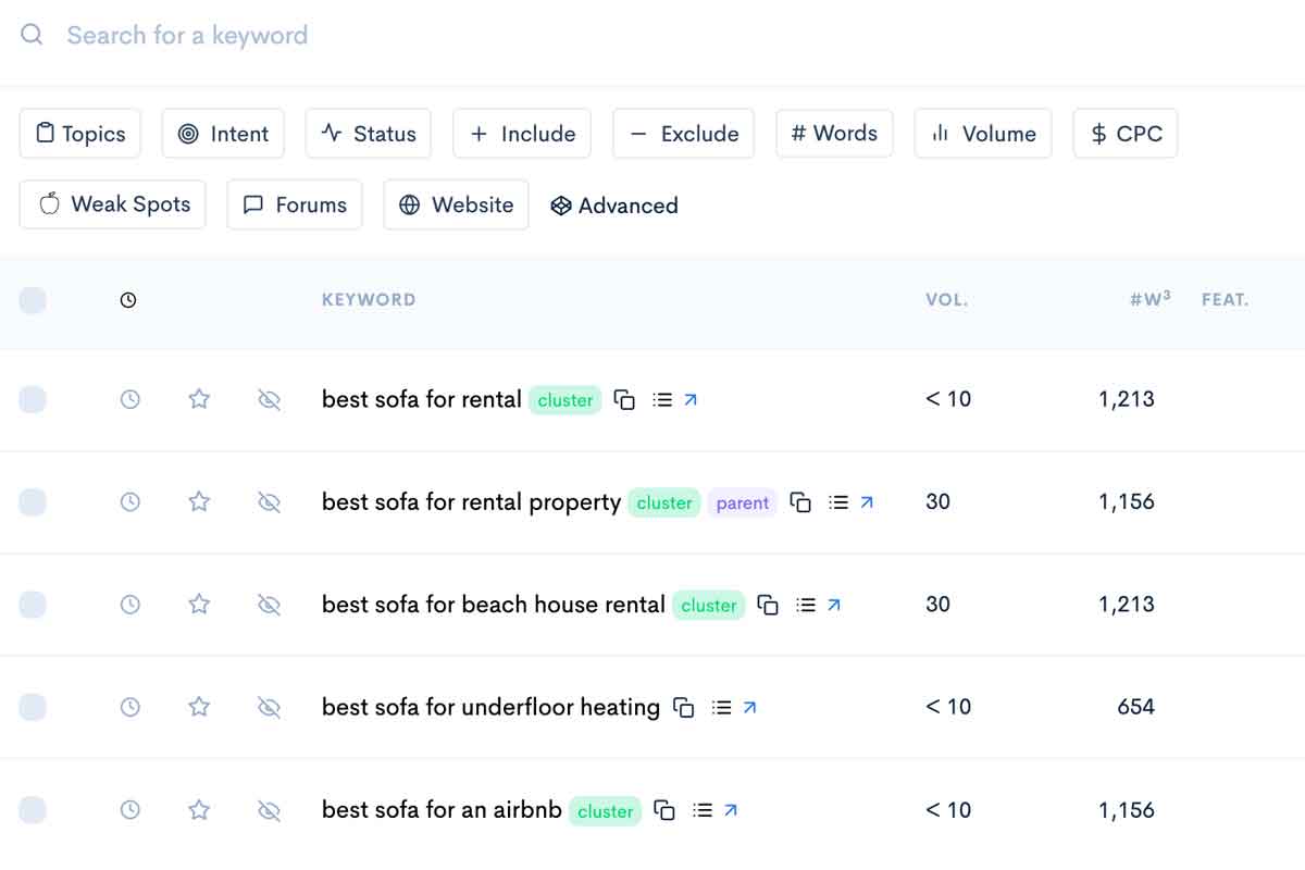 Lowfruits avis recherche de mots clés